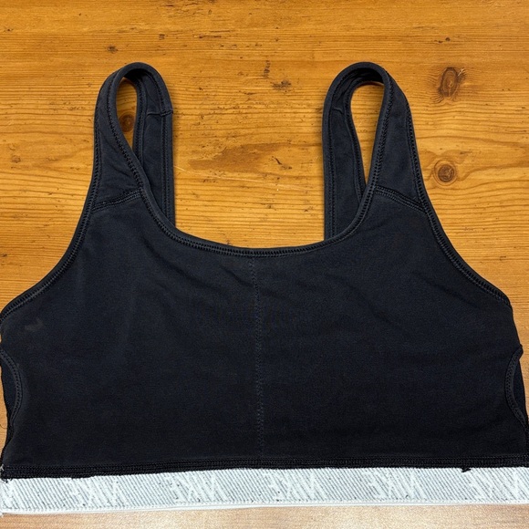 Nike Women's Black and White Sports Bra - Picture 7 of 8